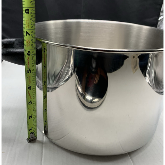 Tools Of The Trade 8 Quart Stainless Steel Stockpot Basics w/handles & Lid - Picture 7 of 8